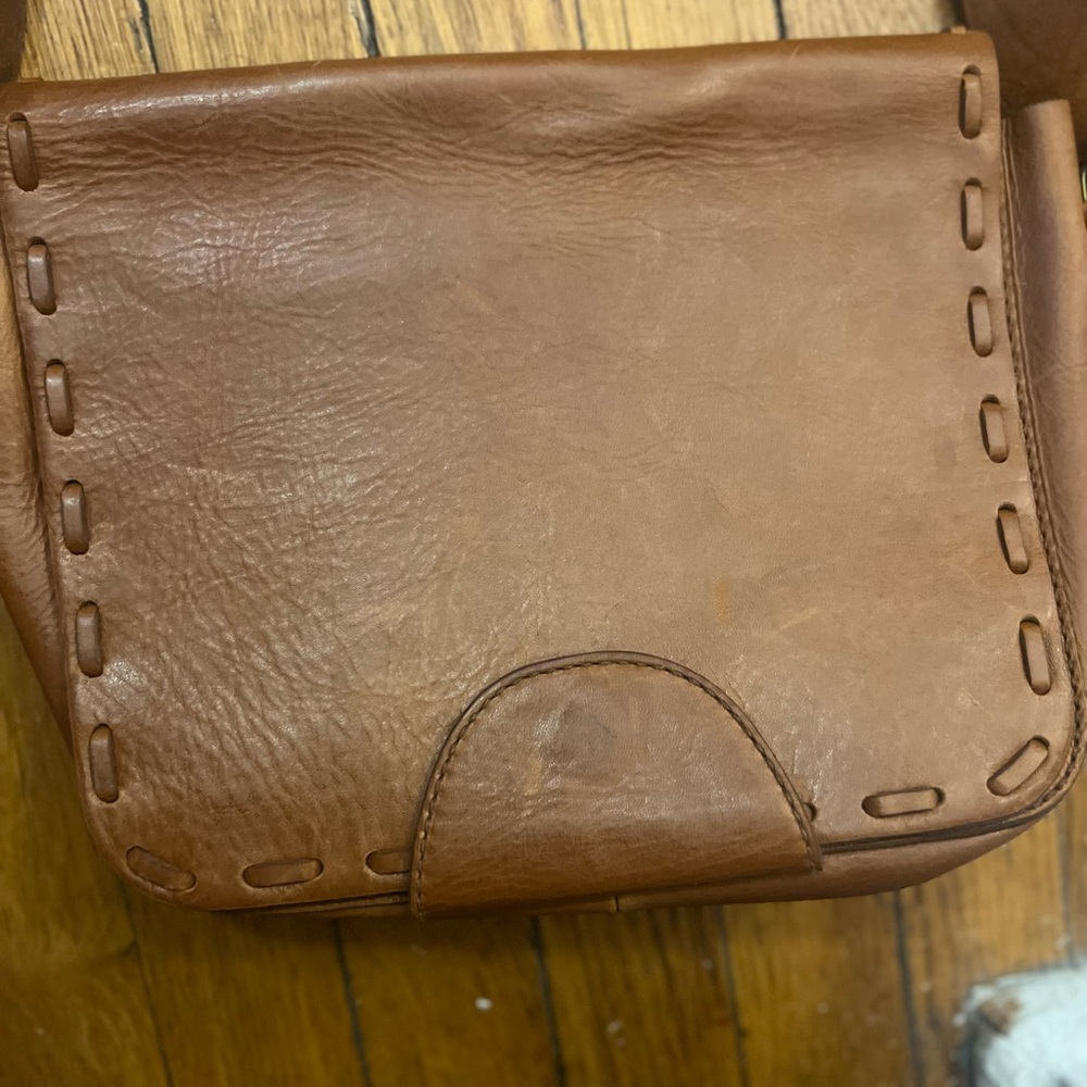Madewell leather long strap bag